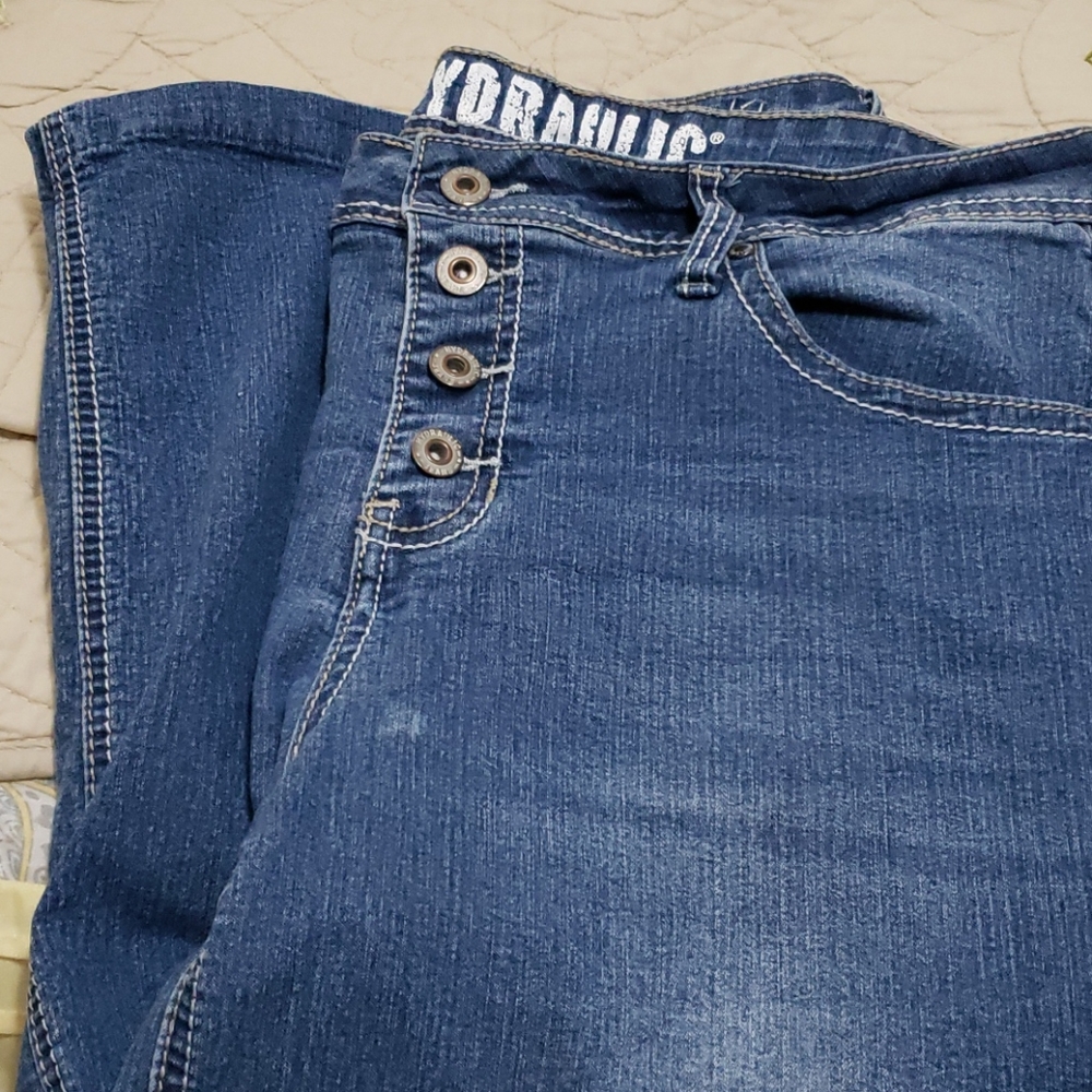 Hydraulic Women’s High-Rise Dark Blue Denim Jeans